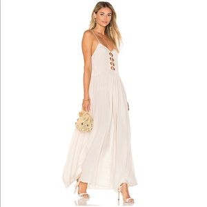 INDAH Lace Front Maxi Dress